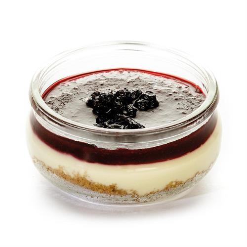MONO CHEESECAKE AI MIRTILLI IN VETRO 110GR X 6PZ