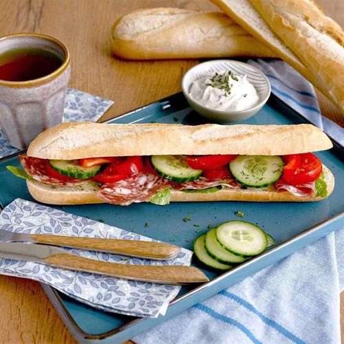 DEMI BAGUETTE RUSTICA GIA' PRONTA GR. 130 PZ. 50