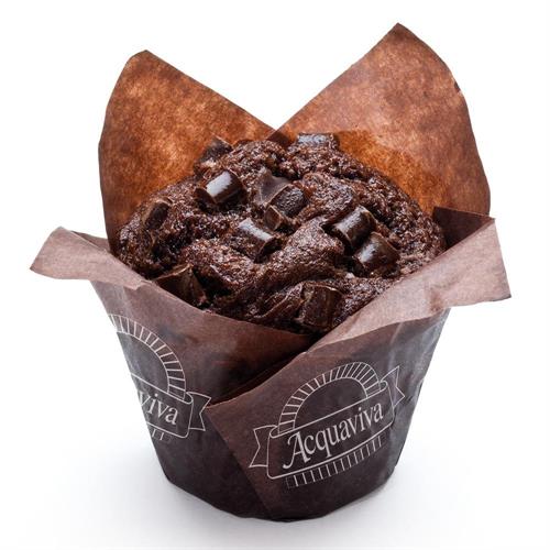 MUFFIN TULIPAN TRIPLO CIOCC 90GR - CT 24PZ