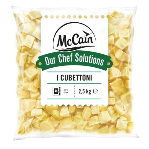 PATATE CUBETTONI NATURE MCCAIN KG.2,5 X 5 - CP