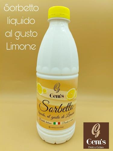 SORBETTO AL LIMONE IN BOTTIGLIA 800GR (6) - GENI'S
