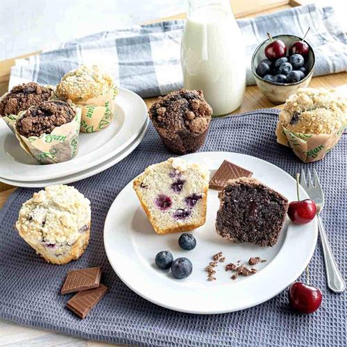 ASSORTIMENTO MUFFIN 2 VARIETA' GR.90 PZ.24 - GIA' PRONTO-VEGAN