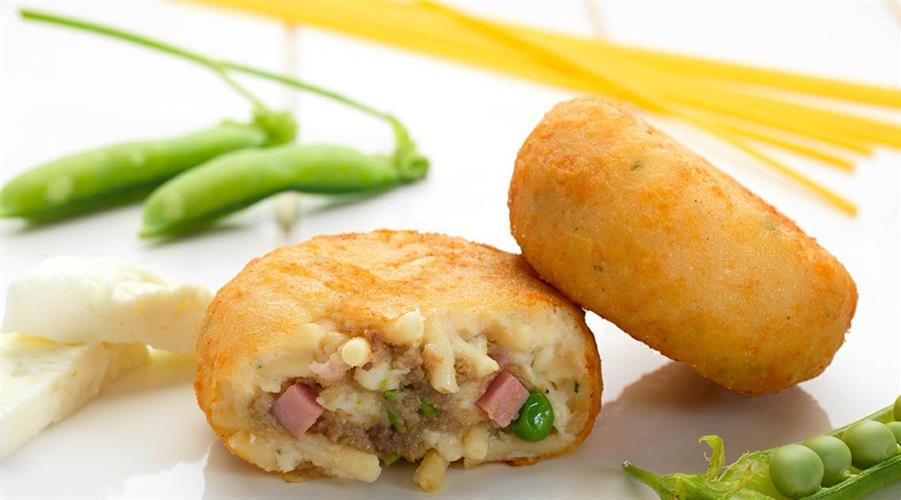 FRITTATINA DI SPAGHETTI MIGNON GR.25 (KG.2,5X2)-DA FRIGGERE